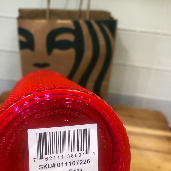 Starbucks 2019 Holiday Neon Pink Studded Tumbler - Picture 4 of 4